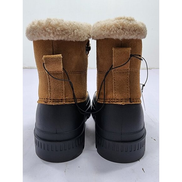 Ozark Trail Women's Fleece Duck Low Winter Boots Brown Size 6 Memory Foam New - Picture 3 of 8